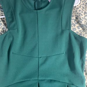 emerald green homecoming dress size medium
